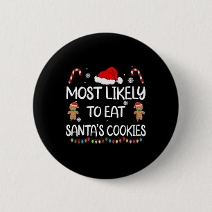 Macaron Rond 5 Cm Most Likely To Eat Santas