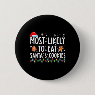 Macaron Rond 5 Cm Most Likely To Eat Santas