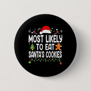 Macaron Rond 5 Cm Most Likely To Eat Santas