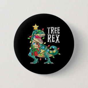 Macaron Rond 5 Cm Most Wonderful Christmas Co Dinosaur Noël Arbre de