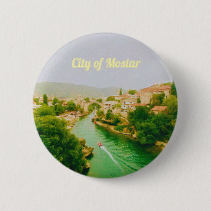 Macaron Rond 5 Cm Mostar ville - Bosnie-Herzégovine