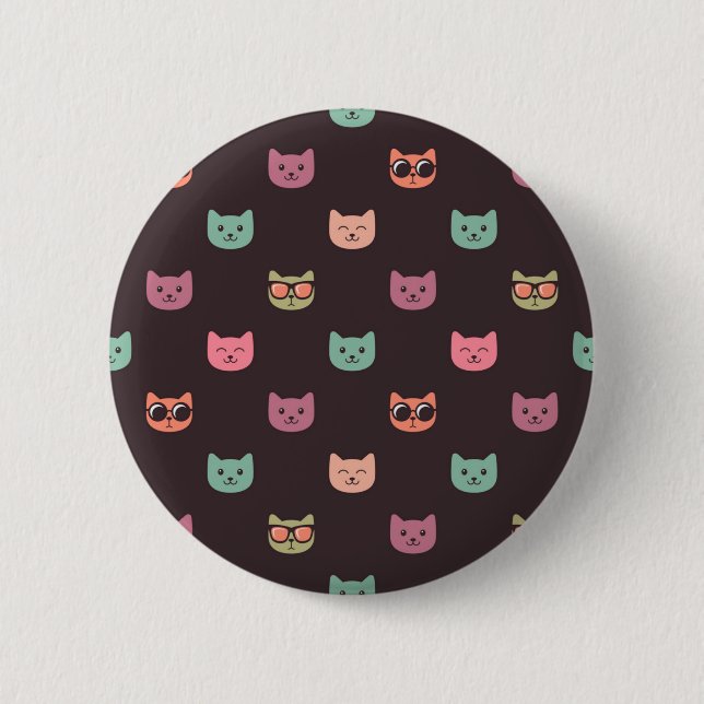 Macaron Rond 5 Cm Motif (Devant)