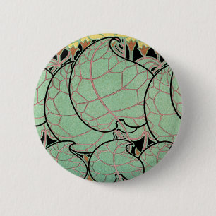 Macaron Rond 5 Cm Motif #10 de Nouveau d'art