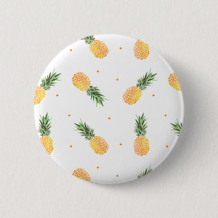 Macaron Rond 5 Cm Motif d'ananas