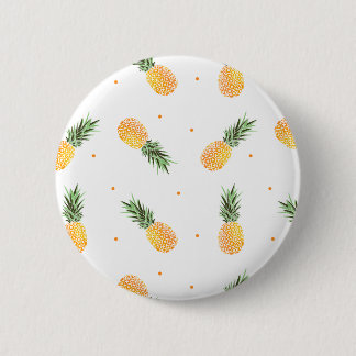 Macaron Rond 5 Cm Motif d'ananas