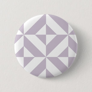 Macaron Rond 5 Cm Motif de cube de pale Cool géométrique