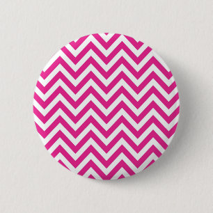 Macaron Rond 5 Cm Motif de zigzag de Chevron de roses indien