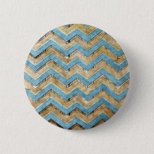 Macaron Rond 5 Cm Motif de zigzag frais impressionnant de chevron
