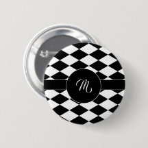 Motif diamant blanc et noir