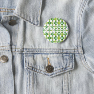 Macaron Rond 5 Cm Motif Feuille, Motif De Feuilles, Feuilles Verts