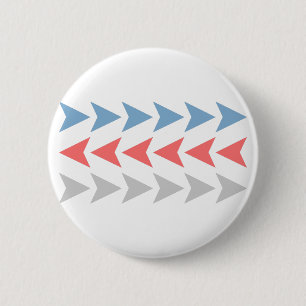 Macaron Rond 5 Cm Motif Flèche