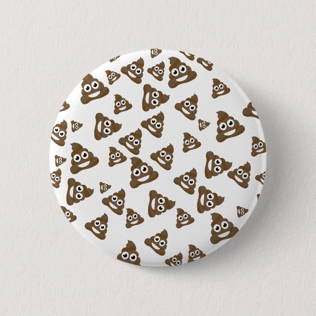 Macaron Rond 5 Cm Motif mignon drôle d'Emoji de dunette (Devant)