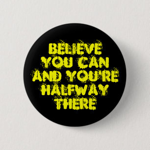 Macaron Rond 5 Cm Motivation inspirante Citations de succès positif