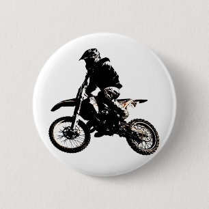Macaron Rond 5 Cm Motocross