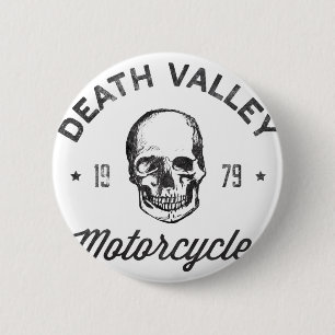 Macaron Rond 5 Cm Motocyclettes de la vallée de la Mort