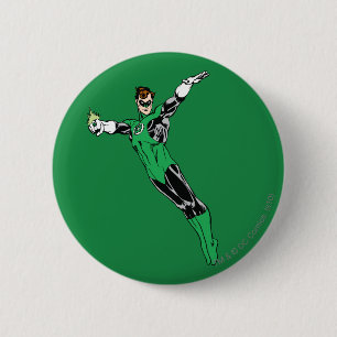 Macaron Rond 5 Cm Mouche de lanterne verte
