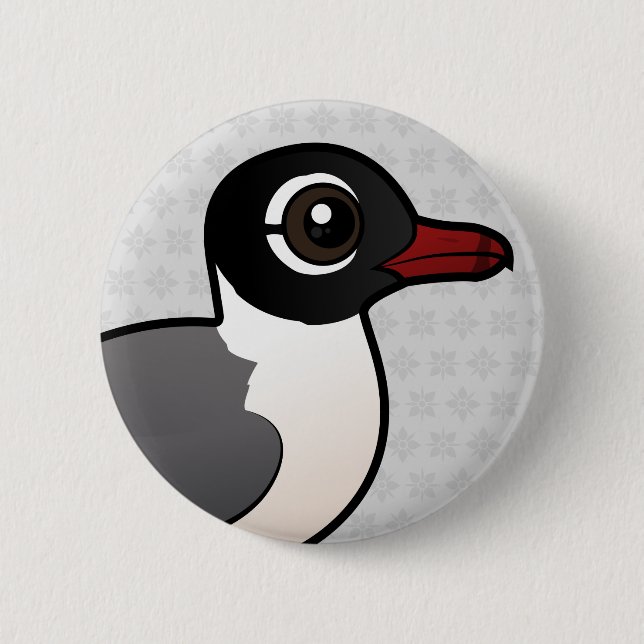 Macaron Rond 5 Cm Mouette de Birdorable Franklin (Devant)
