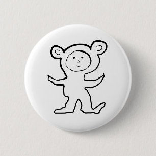 Macaron Rond 5 Cm Mouse Jammie Kid