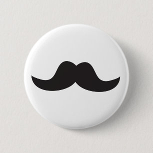 Macaron Rond 5 Cm Moustache