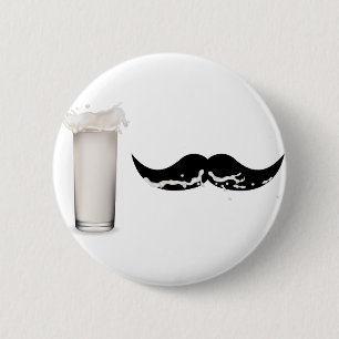 Macaron Rond 5 Cm Moustache de lait