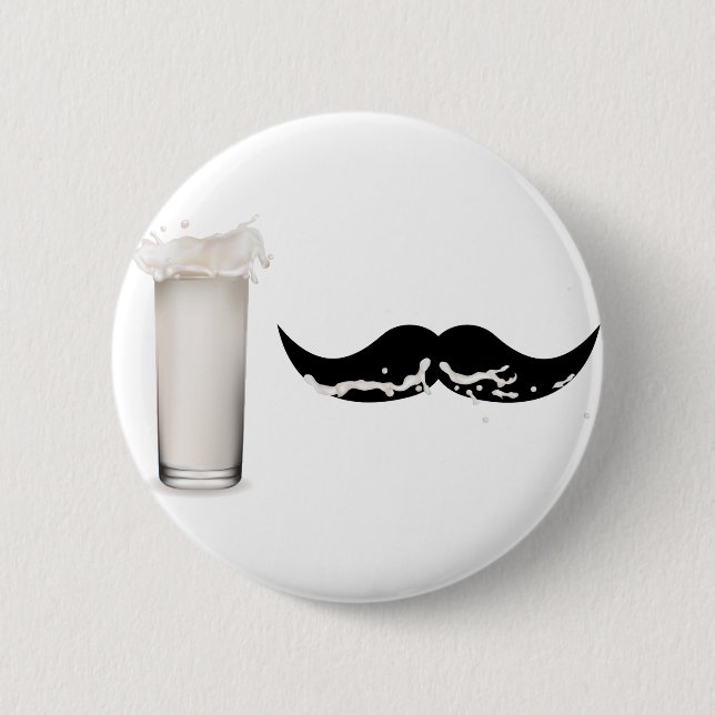 Macaron Rond 5 Cm Moustache de lait (Devant)