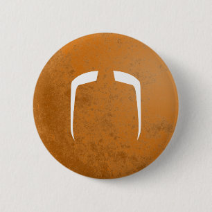 Macaron Rond 5 Cm Moustache de Manchu de Fu