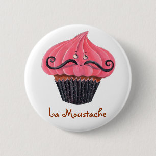 Macaron Rond 5 Cm Moustache de petit gâteau et de La