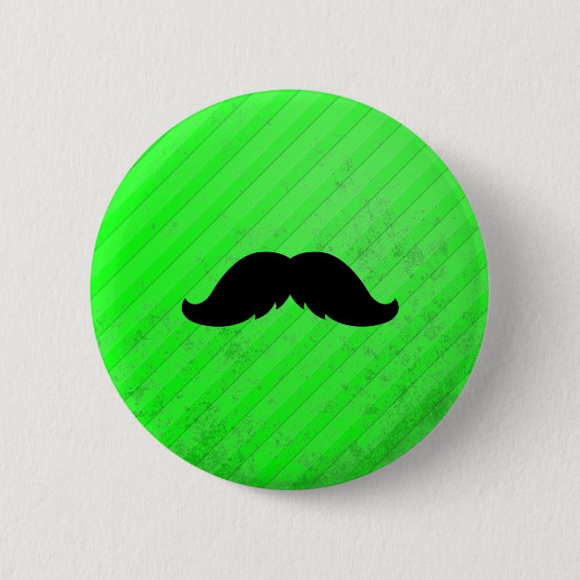 Macaron Rond 5 Cm Moustache mexicaine (Devant)
