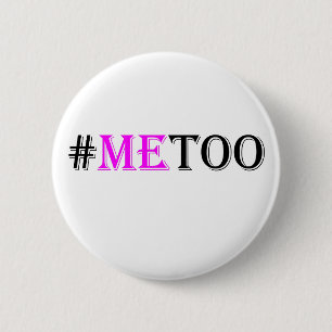 Macaron Rond 5 Cm Mouvement de #METOO pour des droits de la femme et