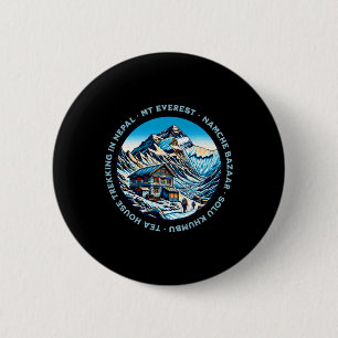 Macaron Rond 5 Cm Mt Everest Namche Bazaar Maison de Thé Trekking Né