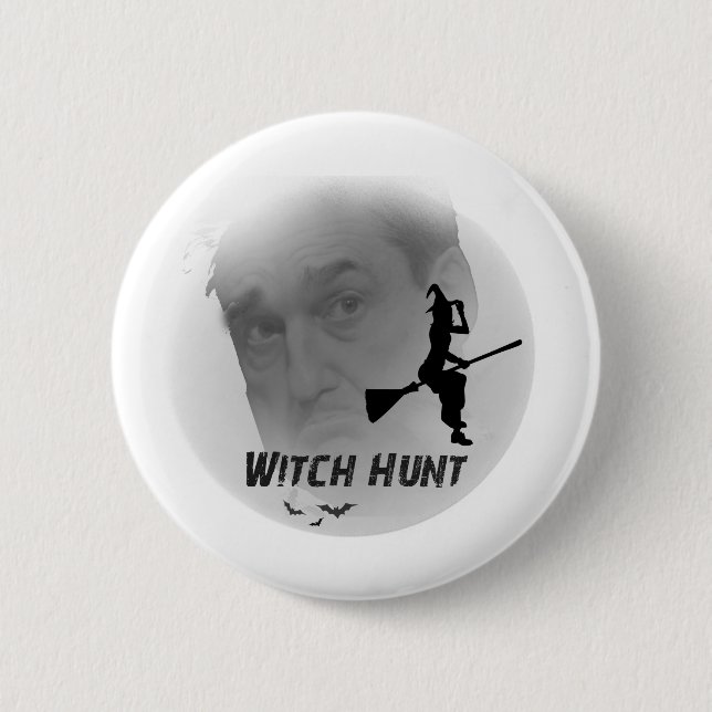 Macaron Rond 5 Cm Mueller-Président Trump Witch-hunt Button de (Devant)