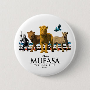Macaron Rond 5 Cm Mufasa Pride Terres Famille royale