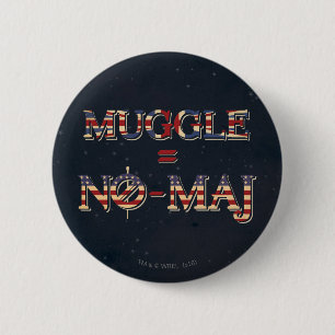 MACARON ROND 5 CM MUGGLE™ = NO-MAJ™
