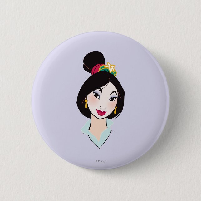 Macaron Rond 5 Cm Mulan tout fait (Devant)