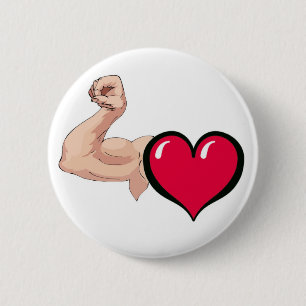 Macaron Rond 5 Cm Muscle d'amour