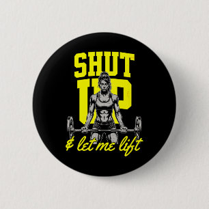 Macaron Rond 5 Cm Muscle de musculation pour femmes amusant Sa