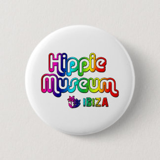 Macaron Rond 5 Cm Musée hippie Ibiza