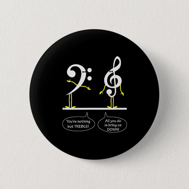 Macaron Rond 5 Cm Musician Marching Band Music Funny Nothing But Tre (Devant)