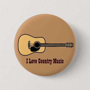 Macaron Rond 5 Cm Musique country