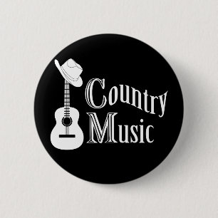 Macaron Rond 5 Cm Musique country