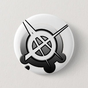 Macaron Rond 5 Cm musique punk de PUNK ROCK d'ANARCHIE de filles de