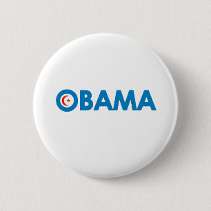 MACARON ROND 5 CM MUSLIM OBAMA