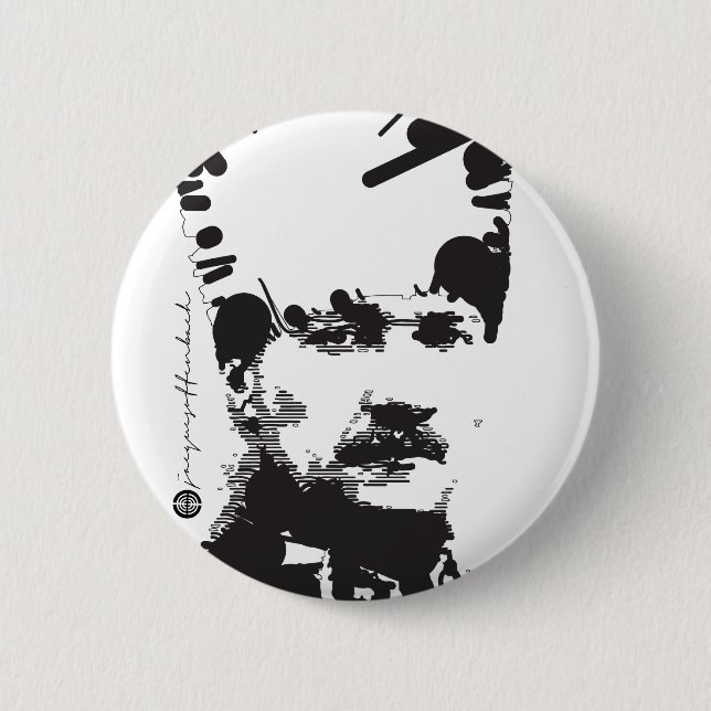 Macaron Rond 5 Cm Mustafa Kemal Atatürk button (Devant)