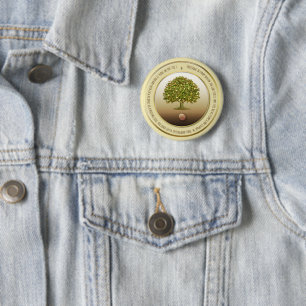 Macaron Rond 5 Cm Mustard Seed cadeau Baptism Bouton, Faith Accessor