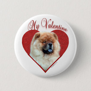 Macaron Rond 5 Cm My Chow Chow Valentine