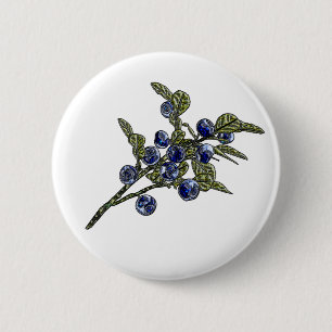 Macaron Rond 5 Cm Myrtille