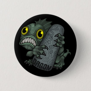 Macaron Rond 5 Cm MYTHOS : Dagon
