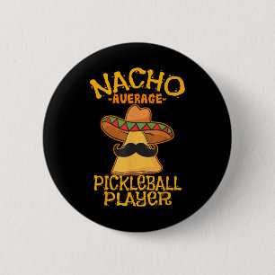 Macaron Rond 5 Cm Nacho Joueur moyen de basket-ball mexicain Sport C
