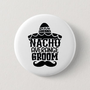 Macaron Rond 5 Cm Nacho Moyenne Groom Cinco De Mayo Fête Mexicaine