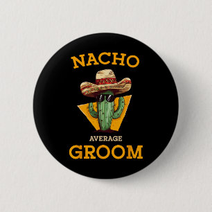 Macaron Rond 5 Cm Nacho Moyenne Groom Mariage Amusement Fun Futur Ma